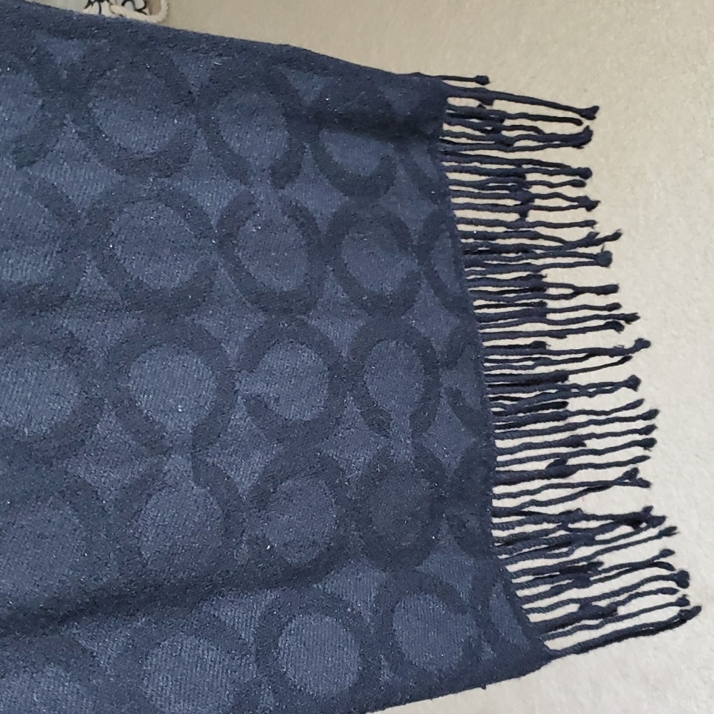 Coach Vintage 100% cashmere scarf